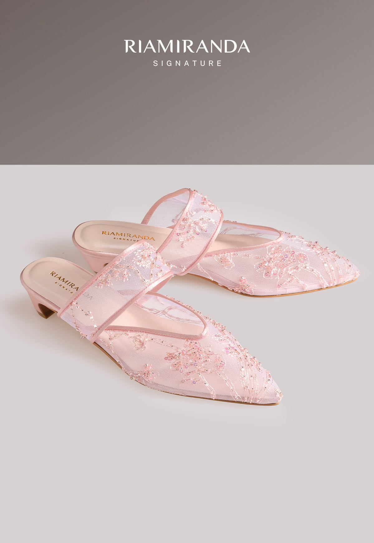 BARIKA LACE MULES