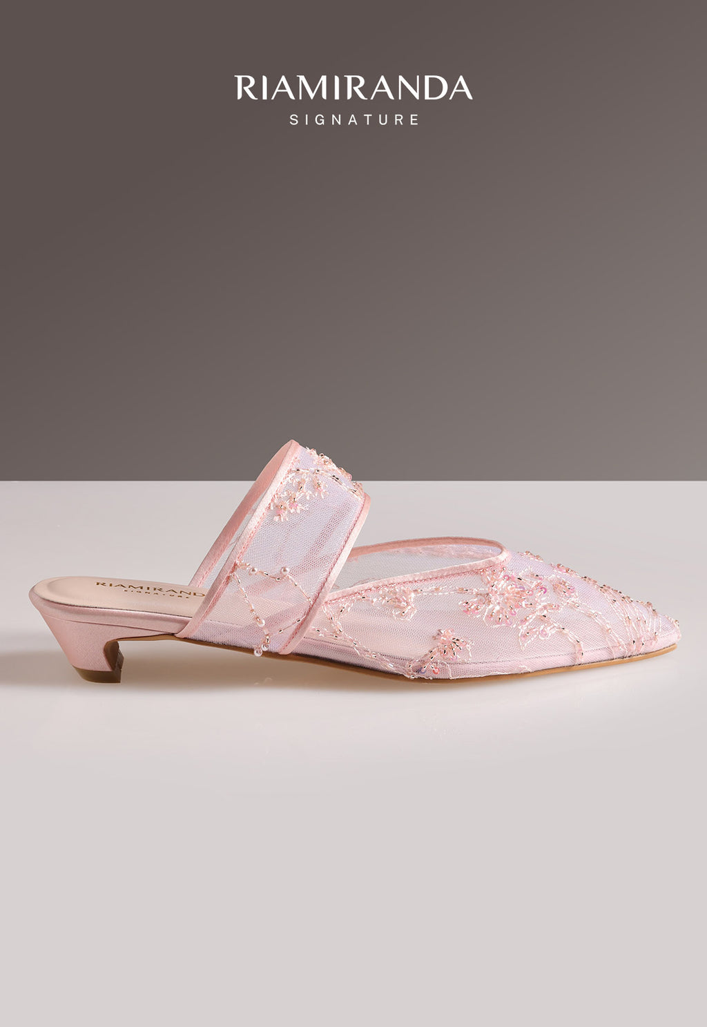 BARIKA LACE MULES