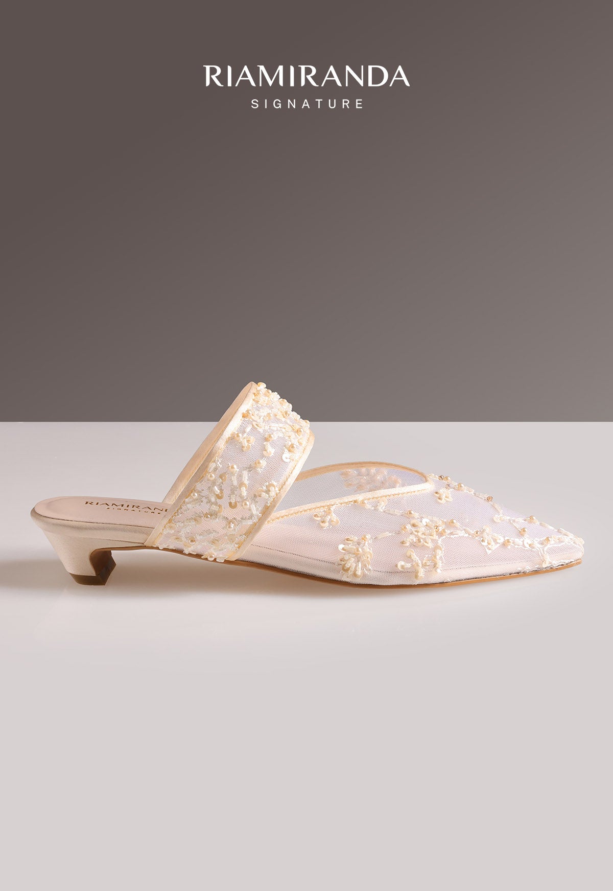 BARIKA LACE MULES