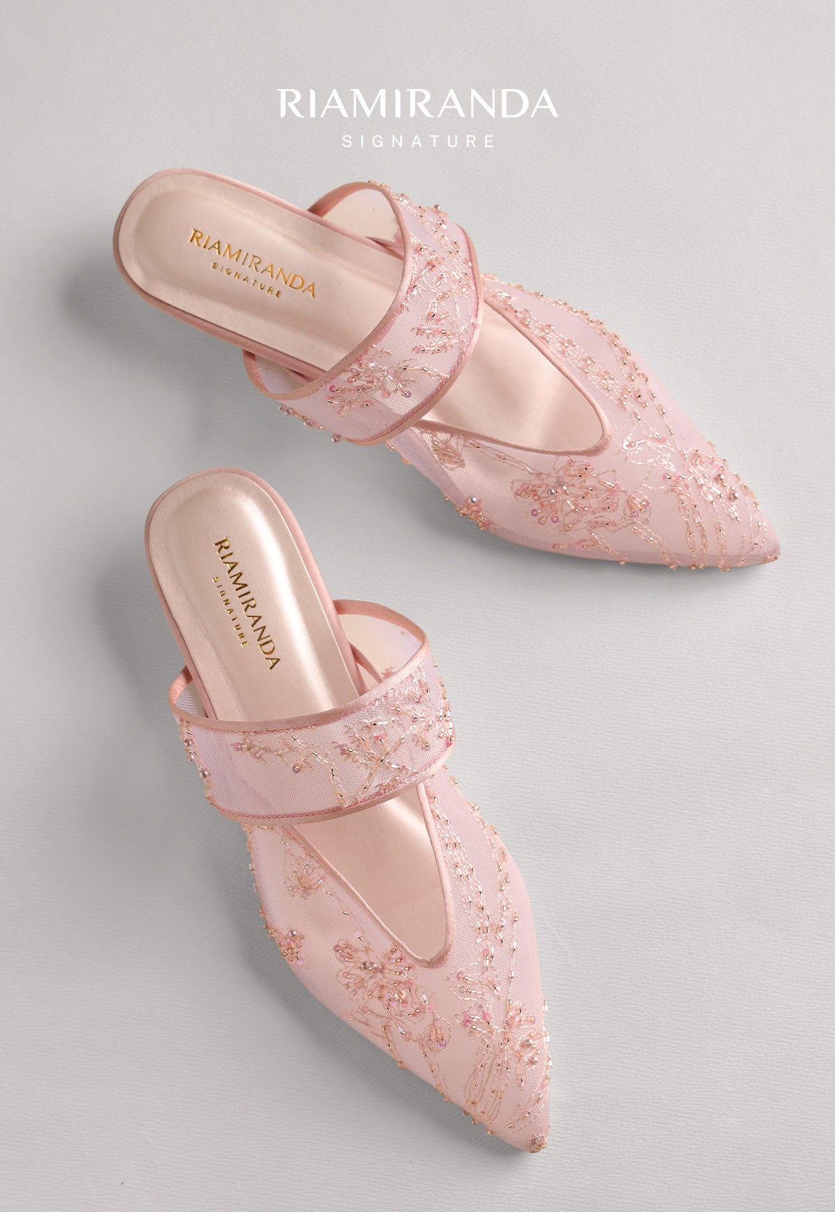 BARIKA LACE MULES