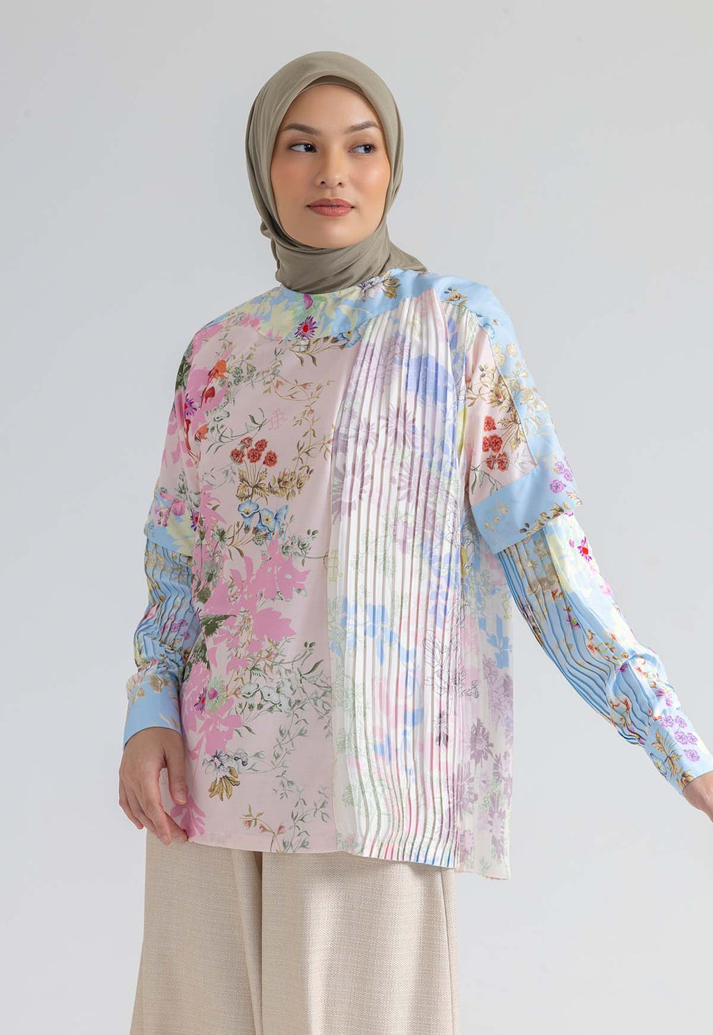 LILAS SIDE PLEATS TOP