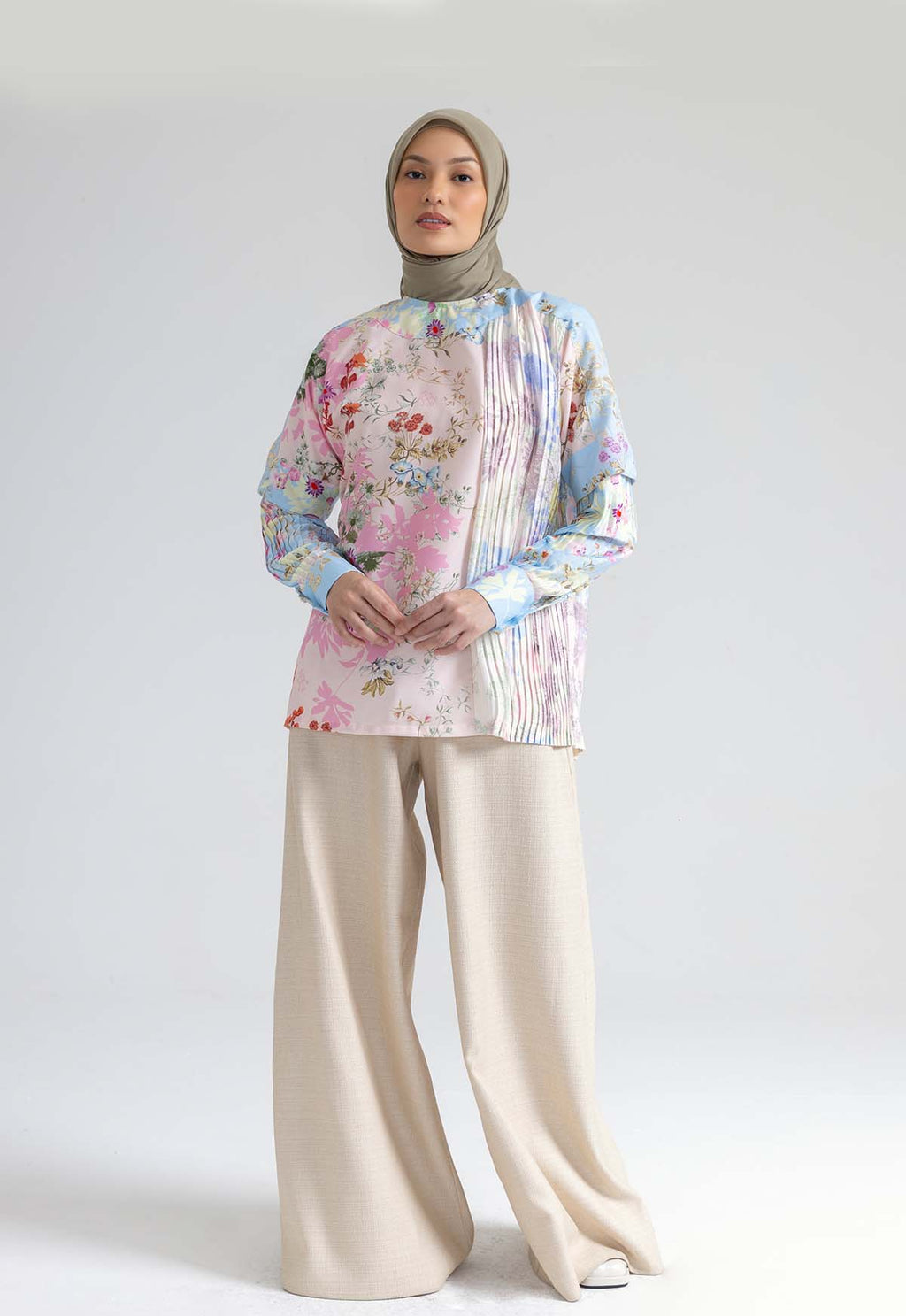 LILAS SIDE PLEATS TOP