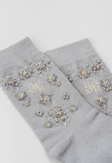 NAIFA BEADS SOCKS BEIGE