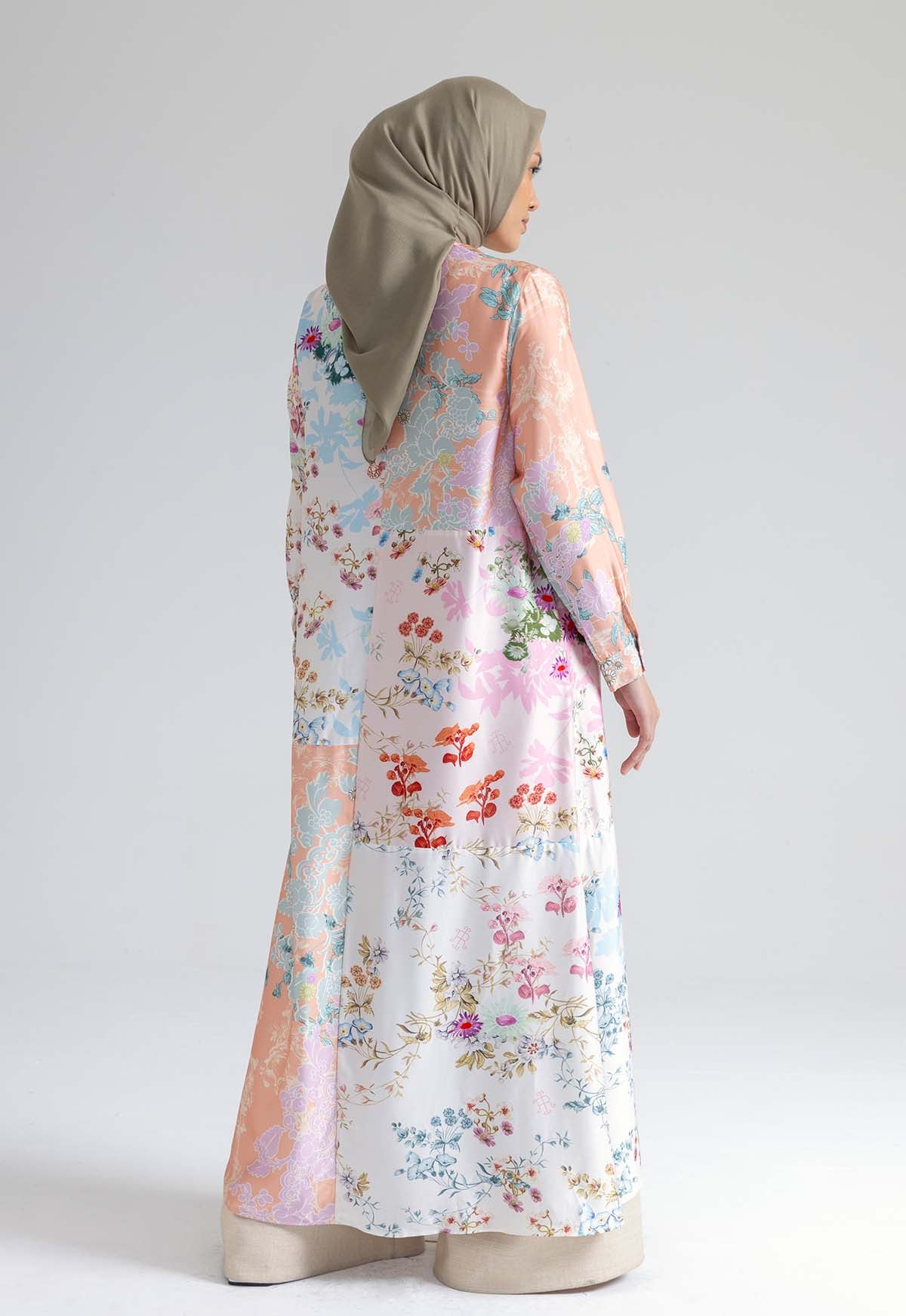 MORNING MYRTLE DRESS WITH PLEATS