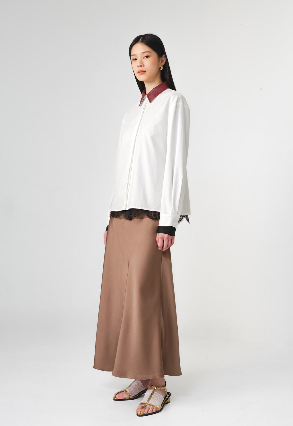RAIA WOVEN COLLAR SHIRT