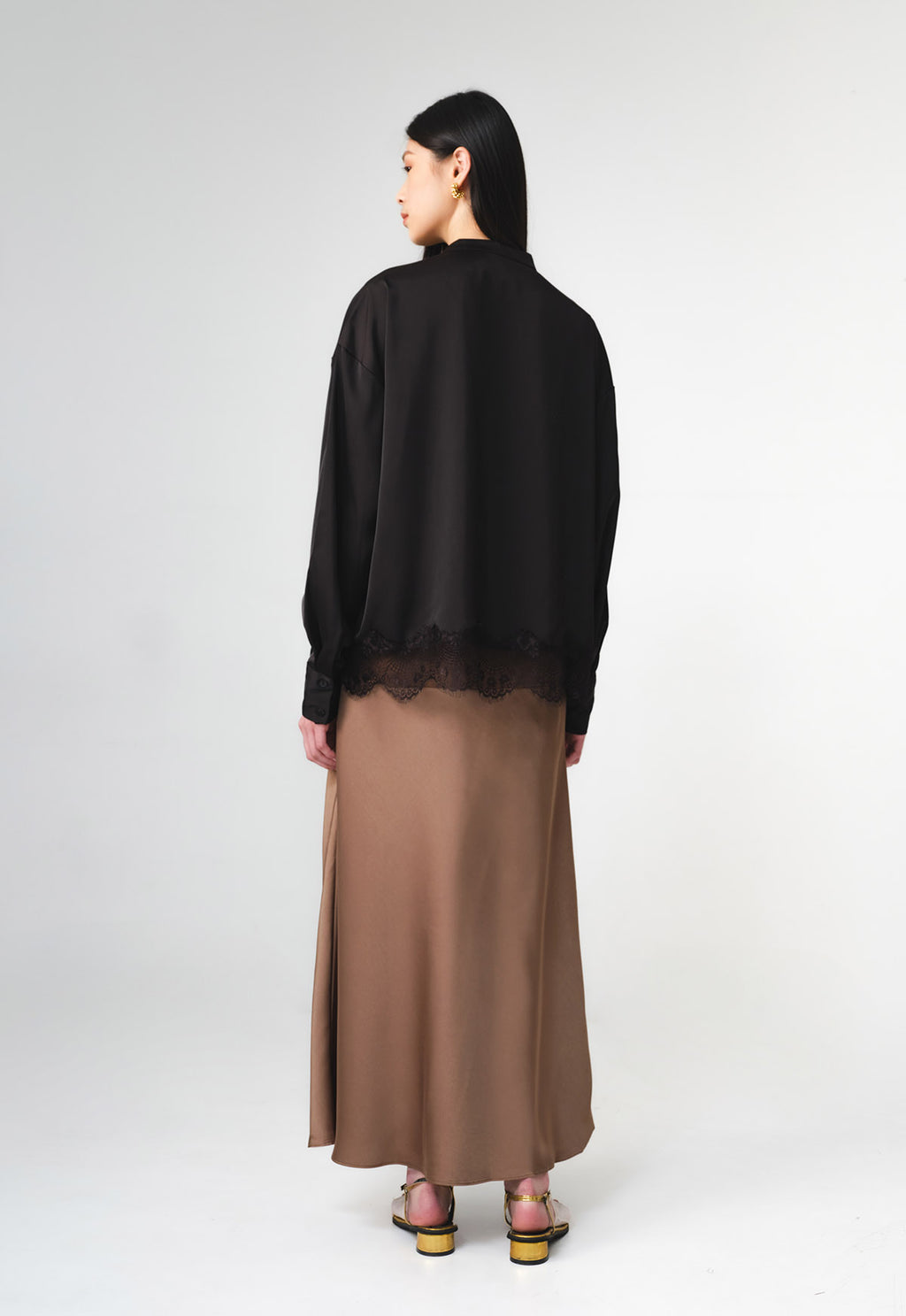 RUNA SILK LACE TOP
