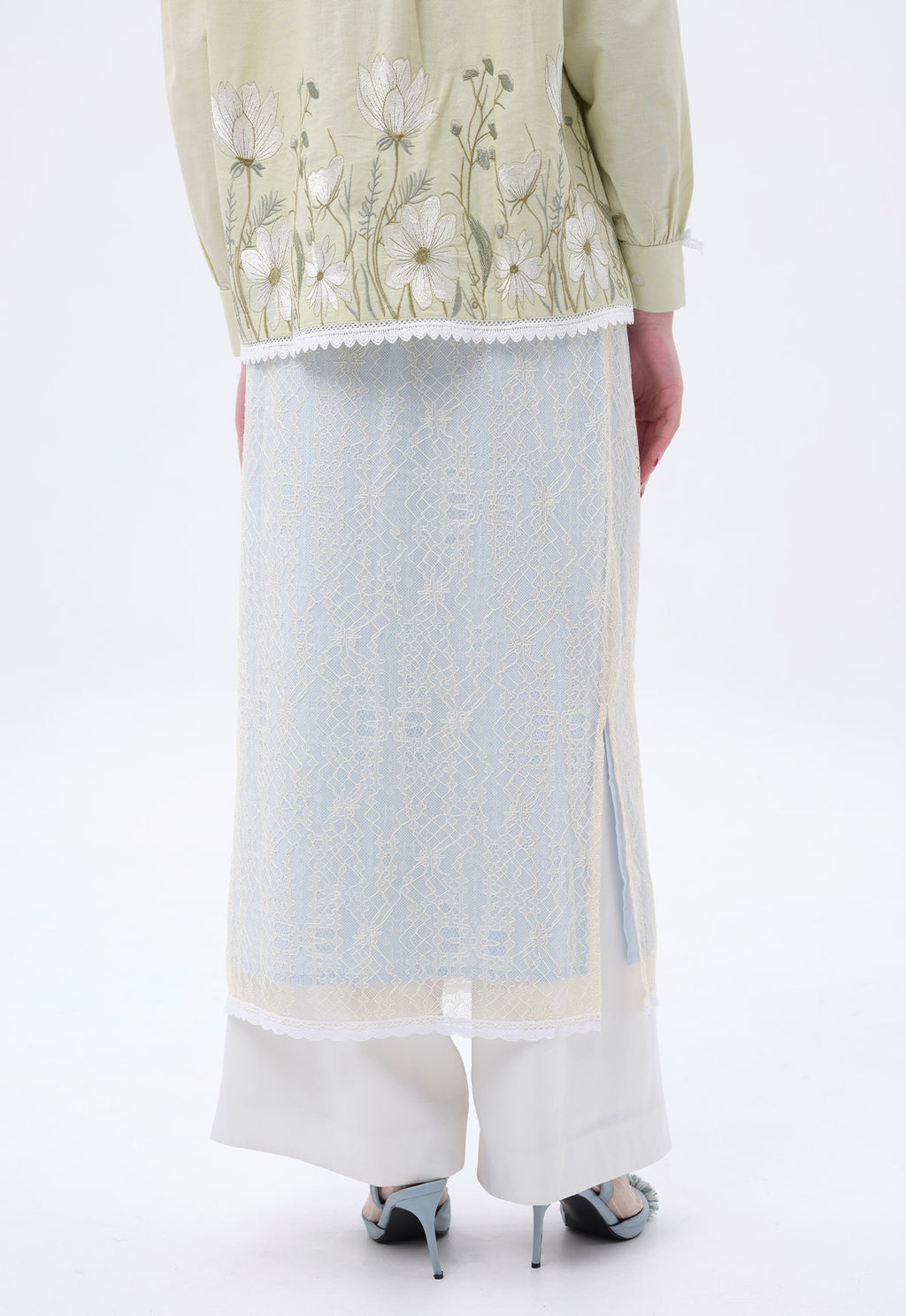 MATHIOLA LACE SKIRT