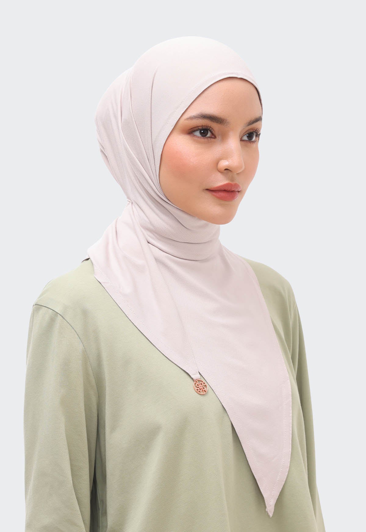 white silk hijab