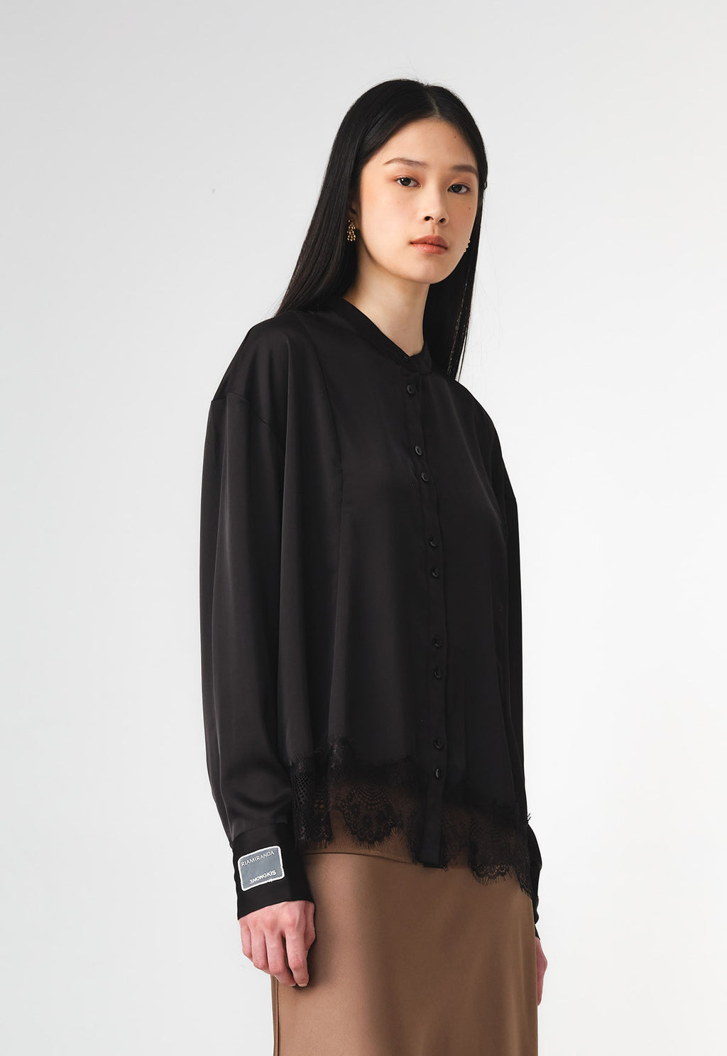 RUNA SILK LACE TOP