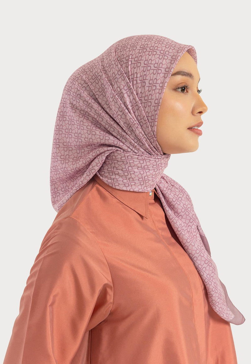 ZIYANA MONOGRAM SCARF