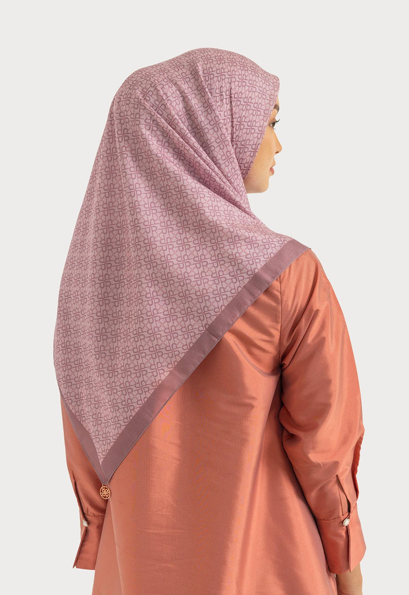 ZIYANA MONOGRAM SCARF