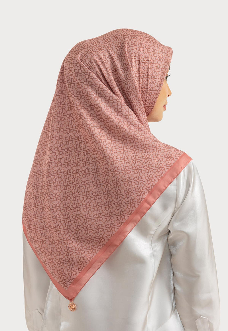 ZIYANA MONOGRAM SCARF