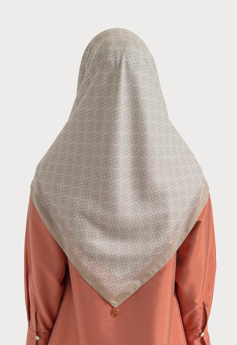 ZIYANA MONOGRAM SCARF