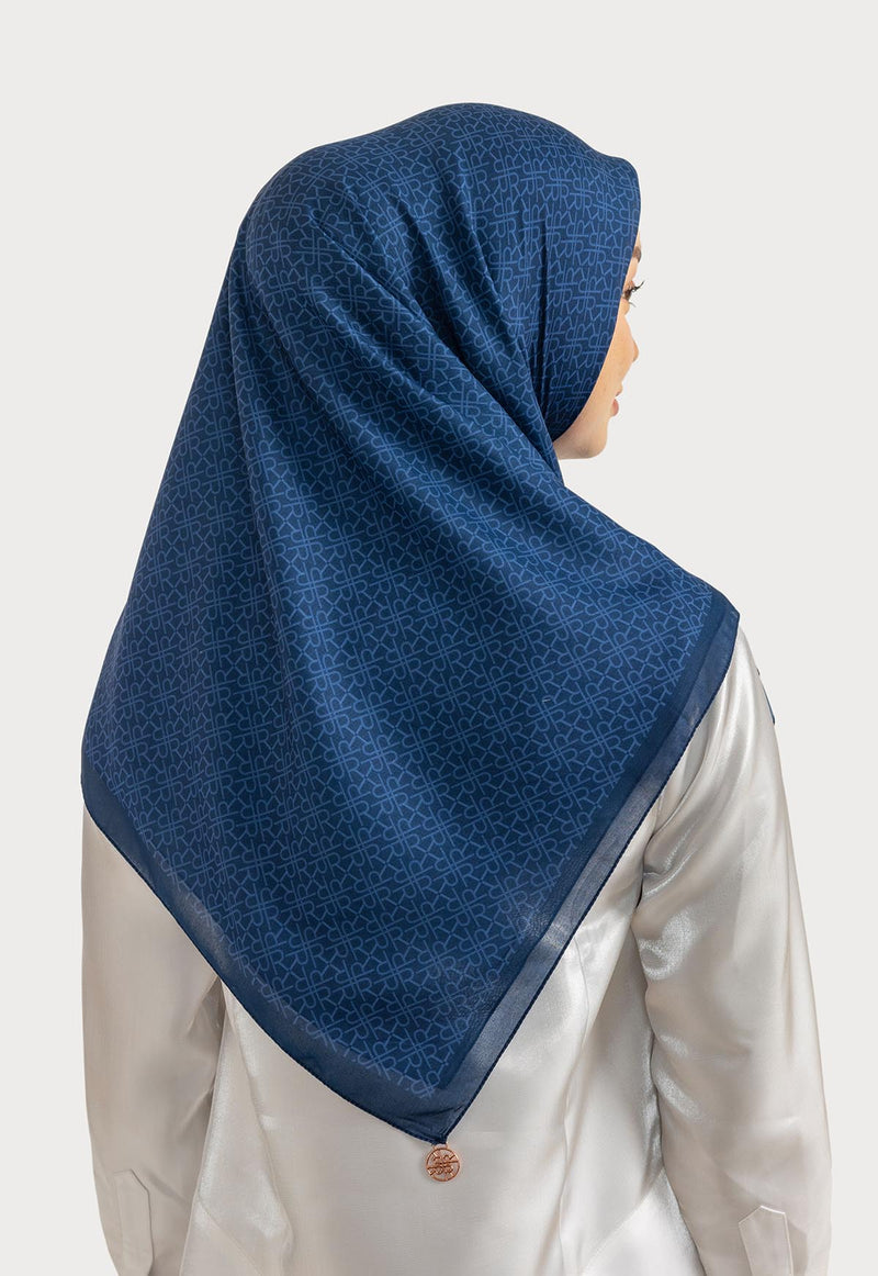 ZIYANA MONOGRAM SCARF
