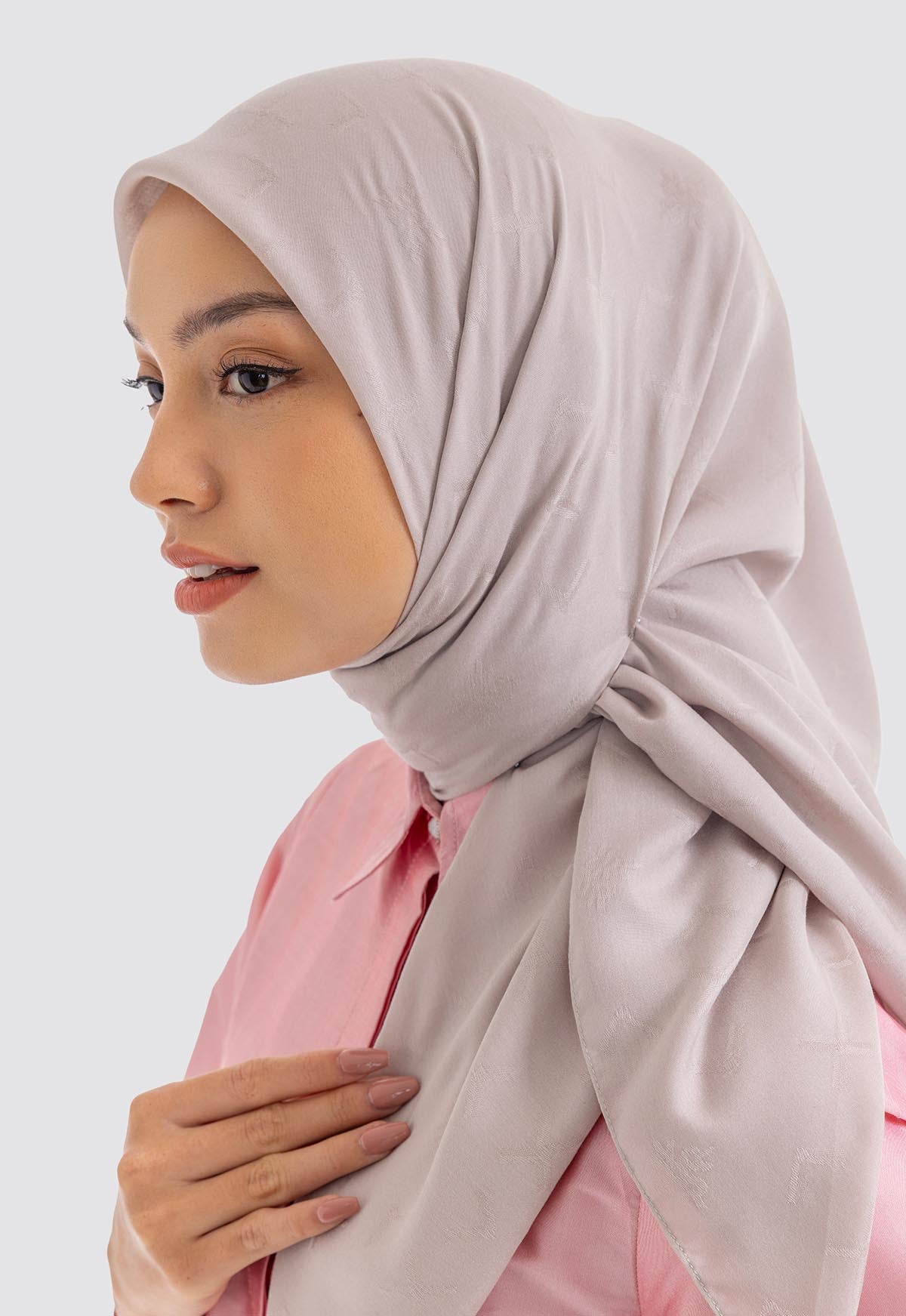 LAMIA MONOGRAM SCARF