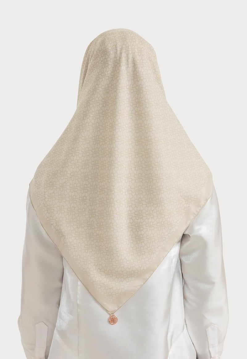 ZIYANA MONOGRAM SCARF
