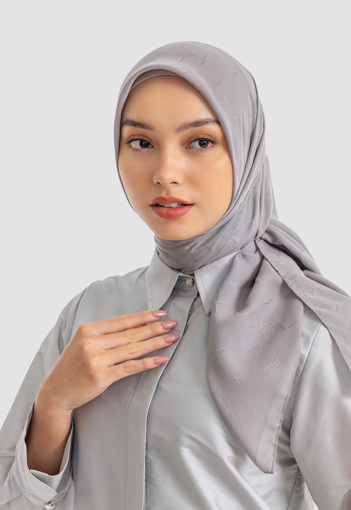 LAMIA MONOGRAM SCARF