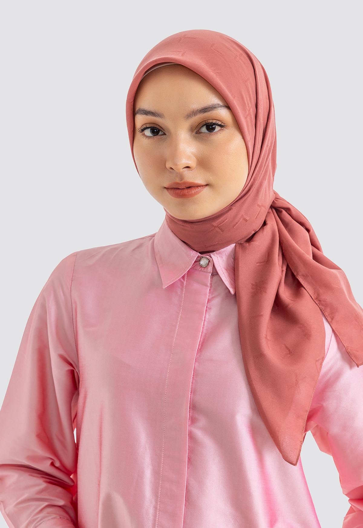 LAMIA MONOGRAM SCARF