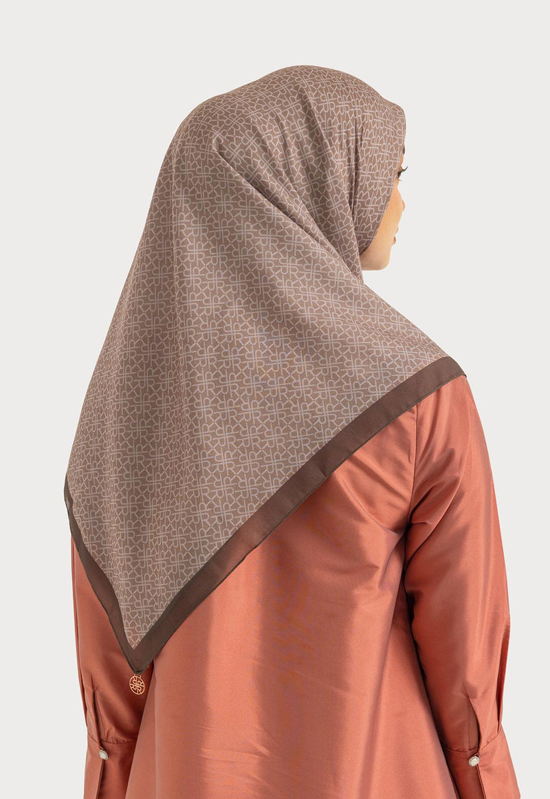 ZIYANA MONOGRAM SCARF