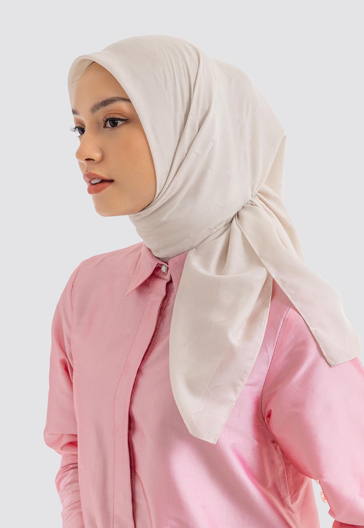 LAMIA MONOGRAM SCARF