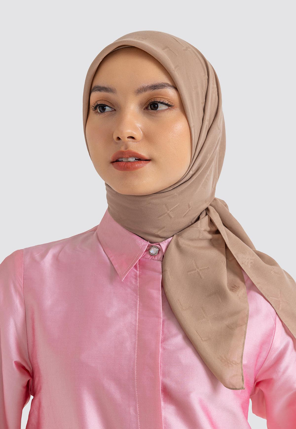 LAMIA MONOGRAM SCARF