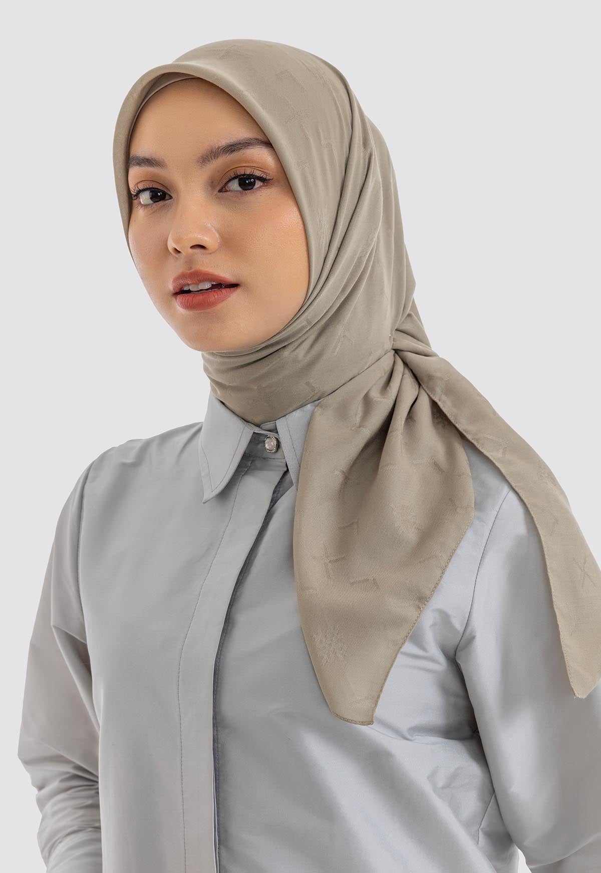 LAMIA MONOGRAM SCARF