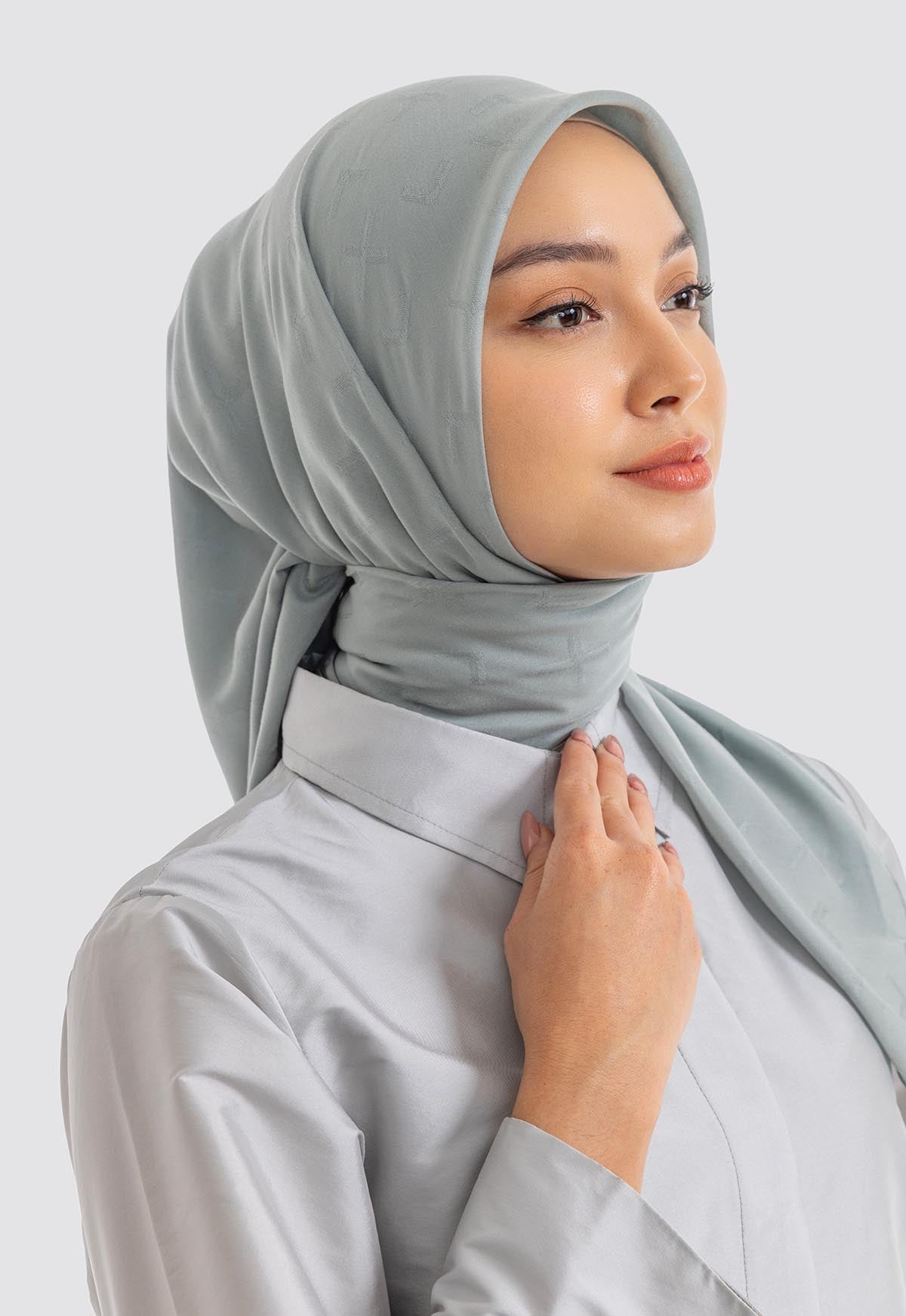 LAMIA MONOGRAM SCARF