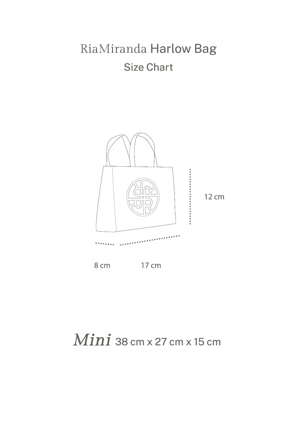 MINOR DEFECT R5- HARLOW LARGE METALIC BAG
