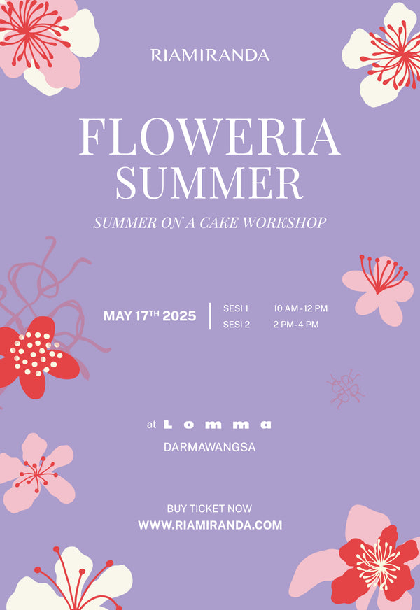 WORKSHOP SUMMER ON A CAKE - SILVER
