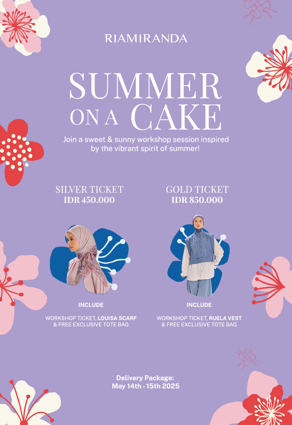 WORKSHOP SUMMER ON A CAKE - SILVER