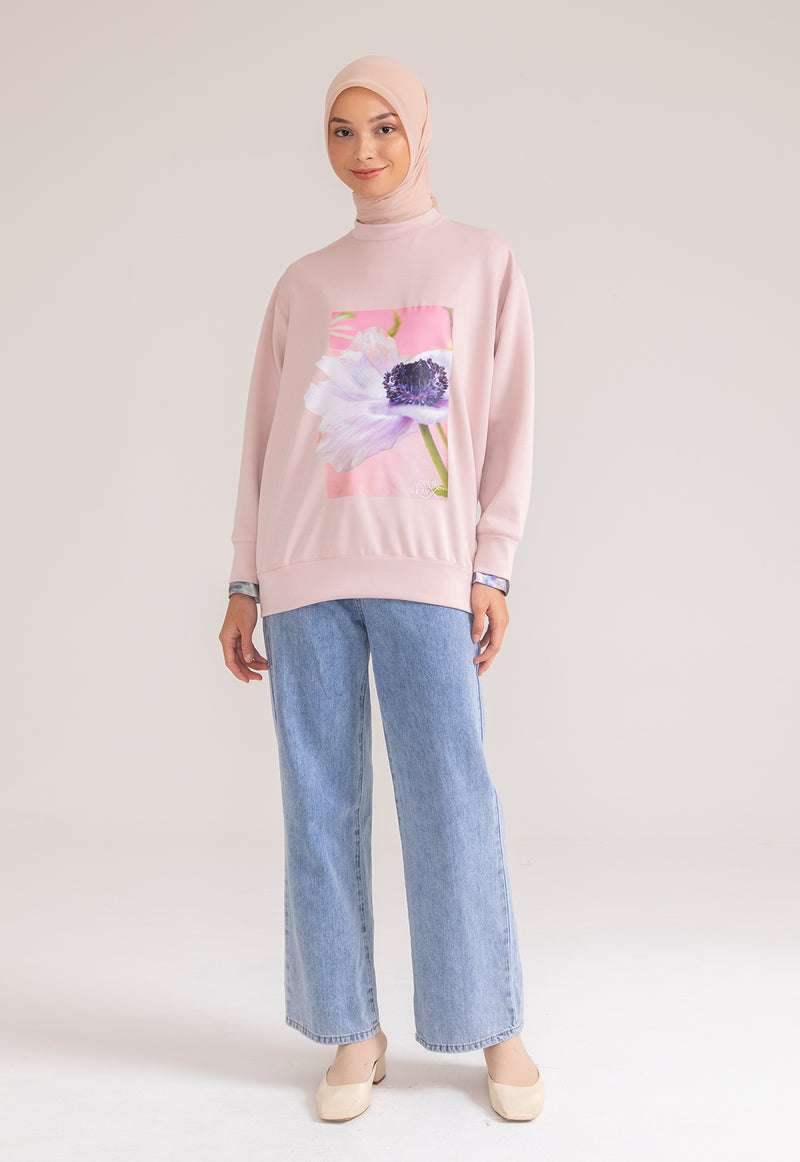 TALULA SWEATSHIRT PALE BLUSH