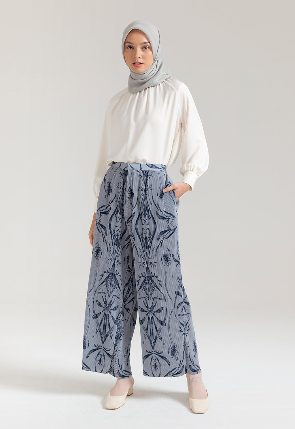 BAITU PLEATED PANTS