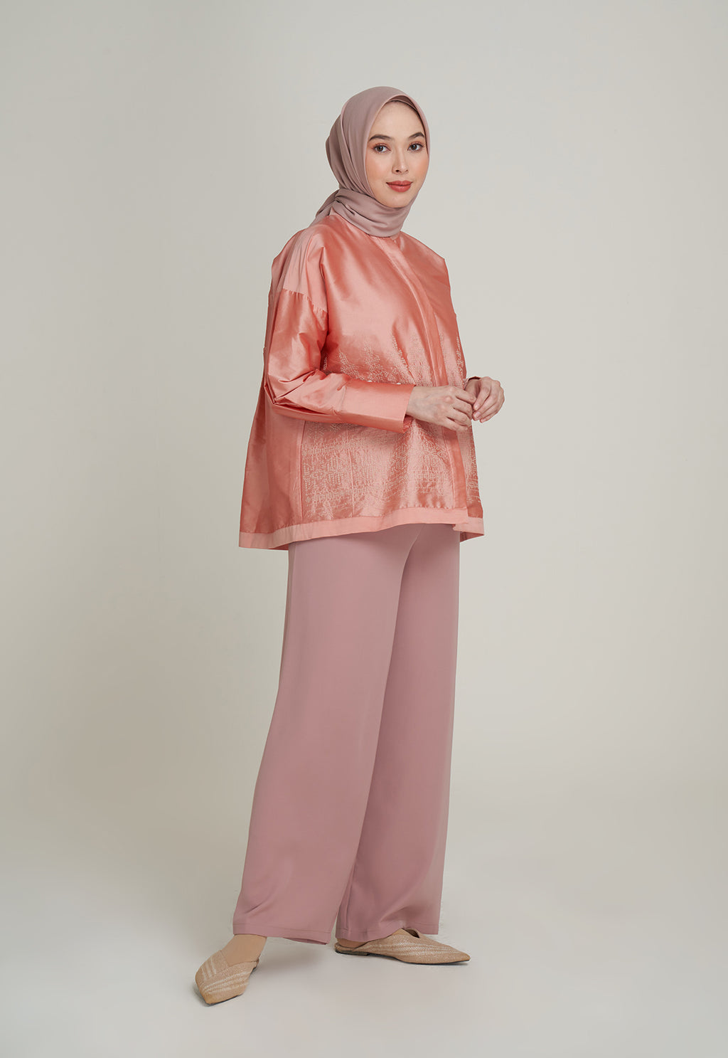 SAKATO SHIRT SALMON PEACH