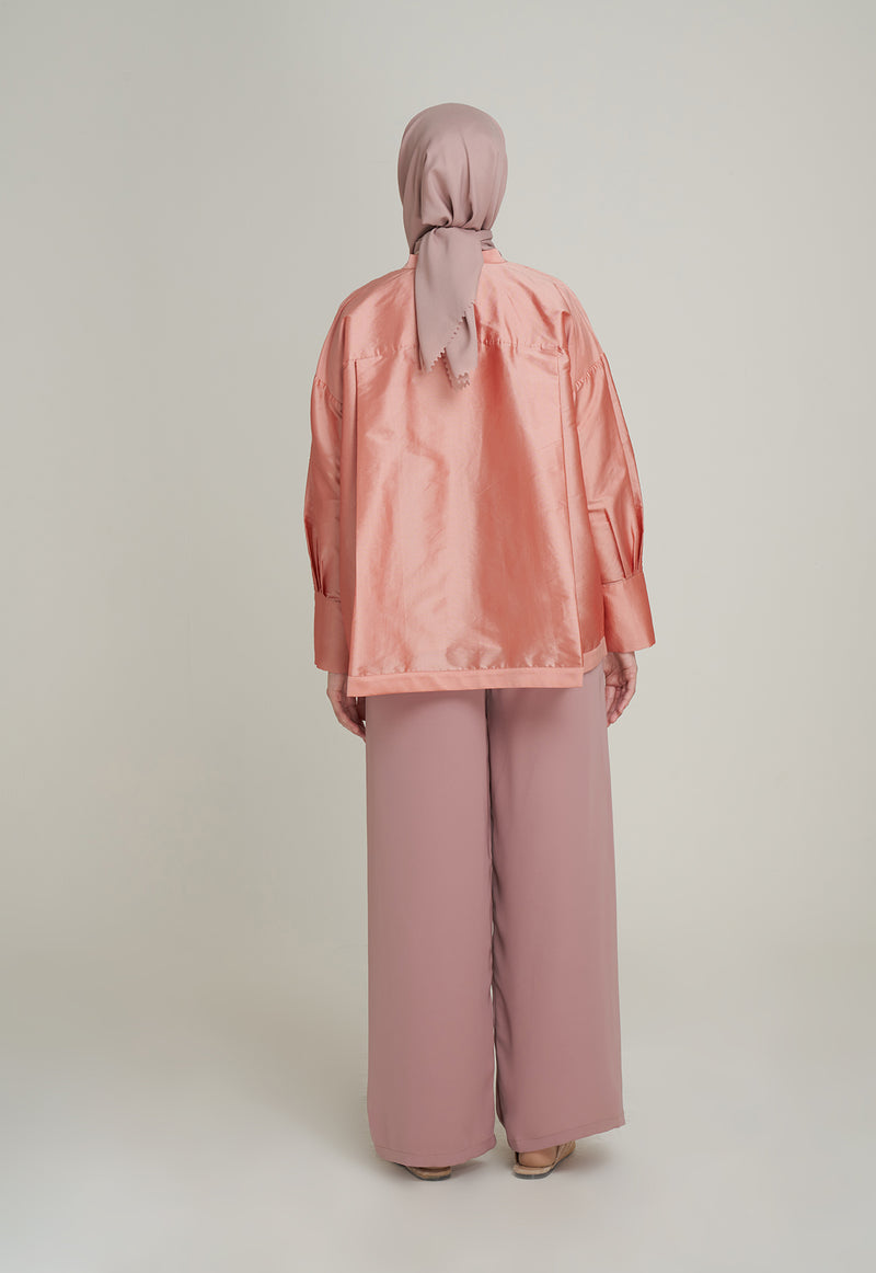 SAKATO SHIRT SALMON PEACH